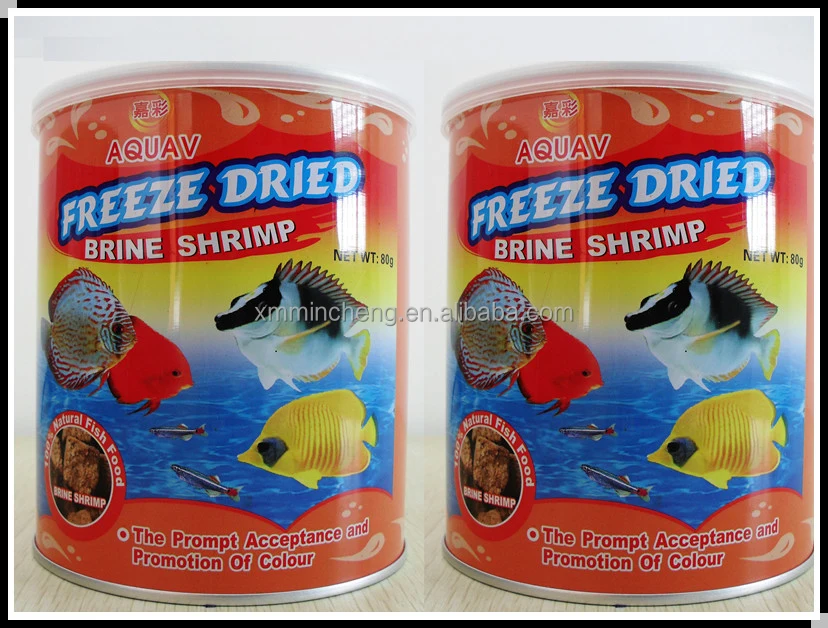 Support customized high-nutrient and high-protein freeze-dried brine shrimp for fish
