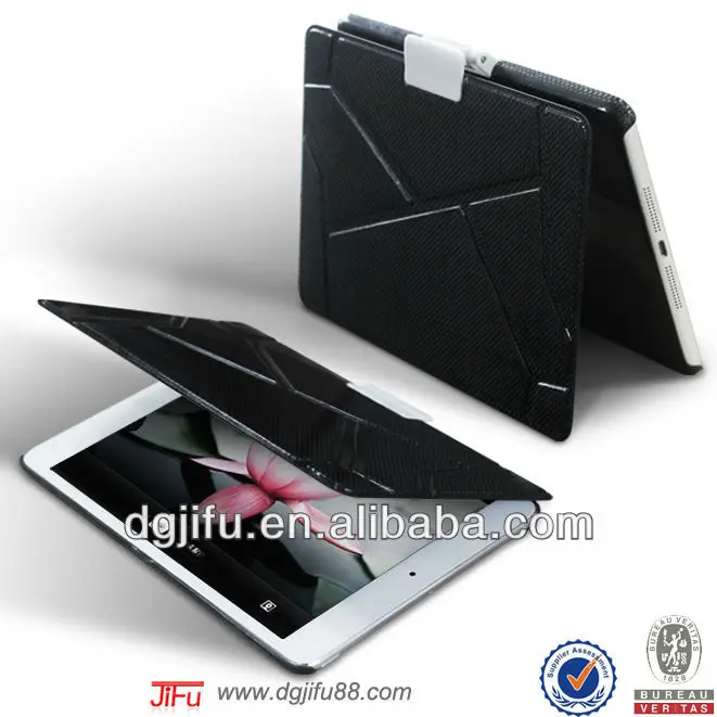 оптовая черный реального углеродного волокна смарт-прикрытие для ipad мини сетчатки