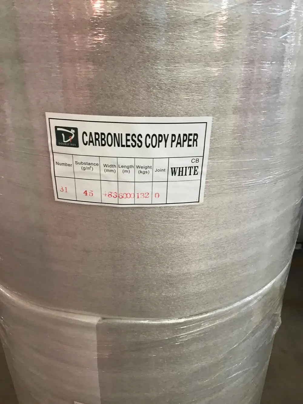 2014 Hot Sale Carbonless Paper 241*6000m