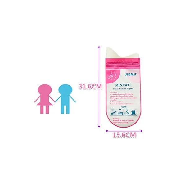 Mini-Toilet TrafficJam Emergency Pee Disposable Urine Bags