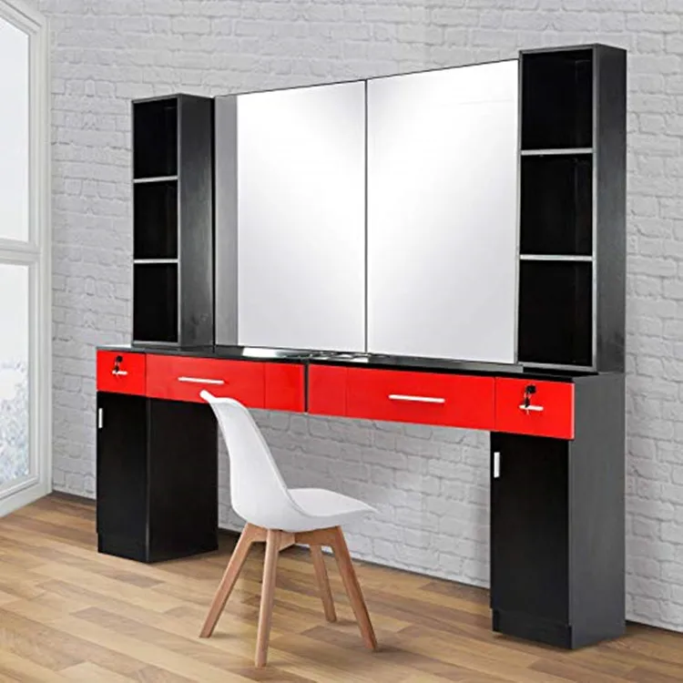 Горячая Распродажа парикмахерский паб настенное крепление для укладки волос Парикмахерское зеркало комплект оборудования