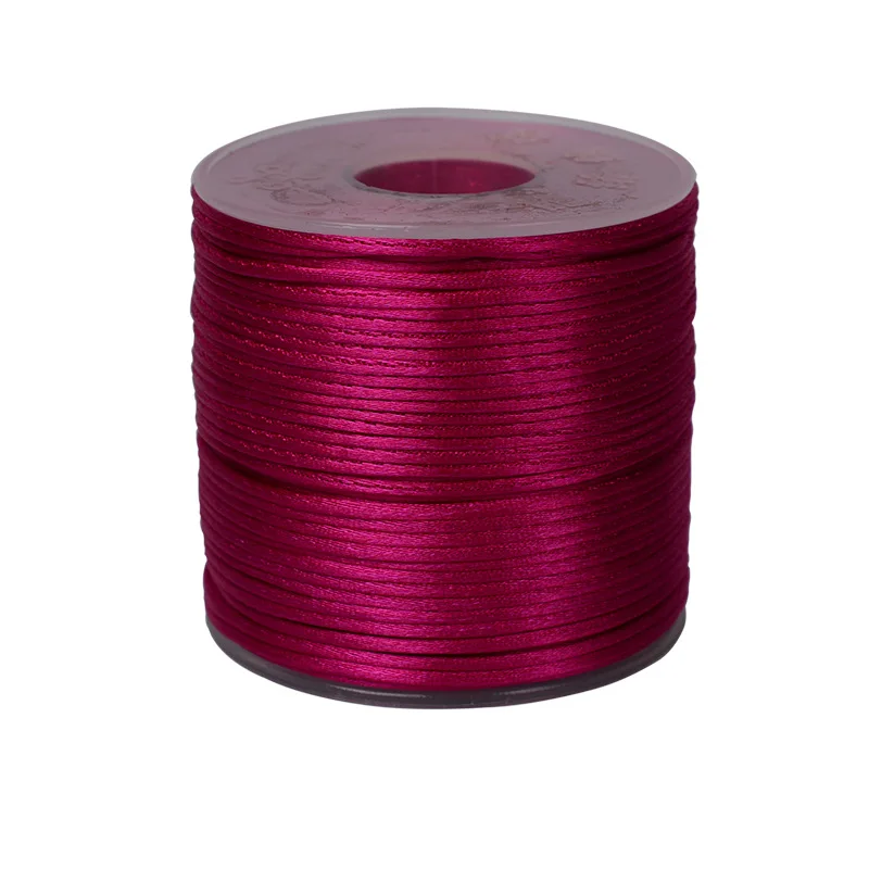 LONGJIE wholesales 30 colors 1.5mm nylon silk cord for bracelet