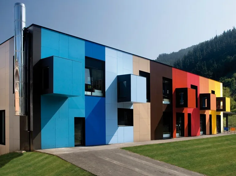 8 mm High Pressure Laminate HPL Exterior Facade Shopping Mall