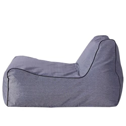 Бассейн Патио сад мешок для фасоли мебель шезлонг Grey Lounge ткань на открытом воздухе современные шезлонги уличная мебель