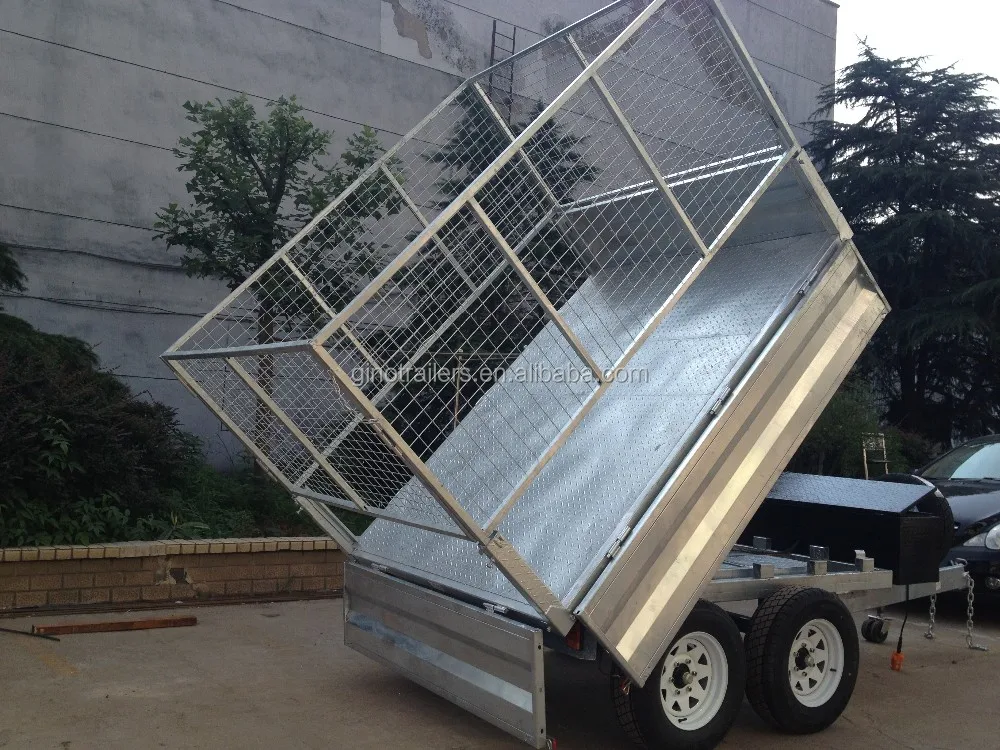 
heavy duty dia 50mm coupling hydraulic low bed trailer 