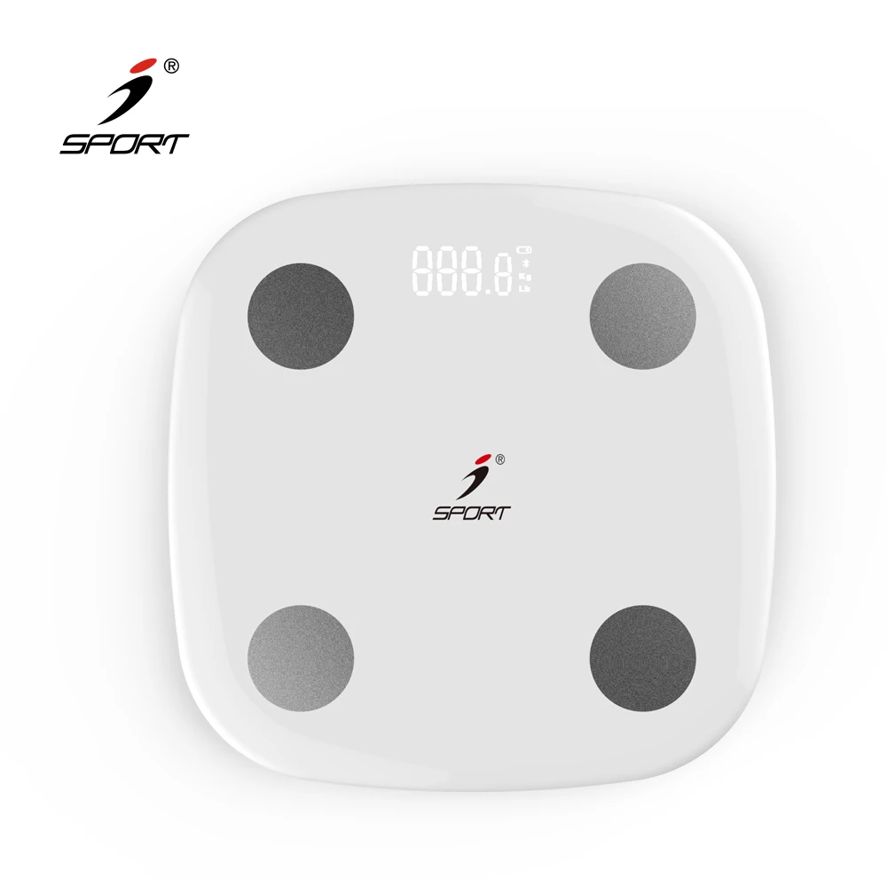 
Bluetooth Personal Weight Scale Manufacturer Balance Health LCD Display Glass Digital Body Fat Scale 