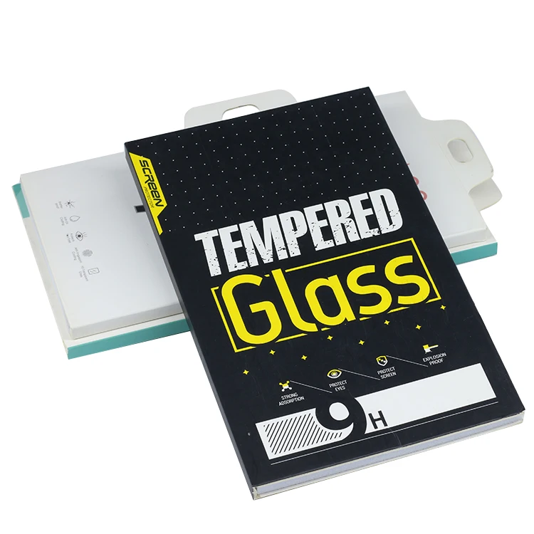 Customized Electronic Tempered Glass Packing box , screen protector packaging for wholesale