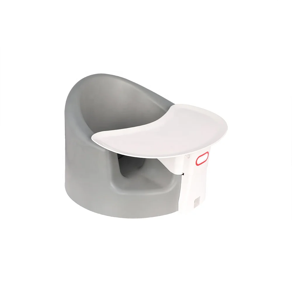  high quality and non-toxic soft pu baby seat infant floor chair with feeding tray factory