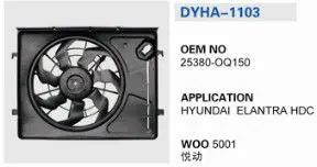 вентилятор радиатора/сборки вентилятор для elantra hdc