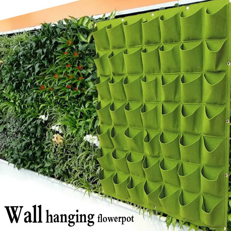 Вертикальный садовый плантатор с несколькими карманами настенное крепление сумка для домашнего