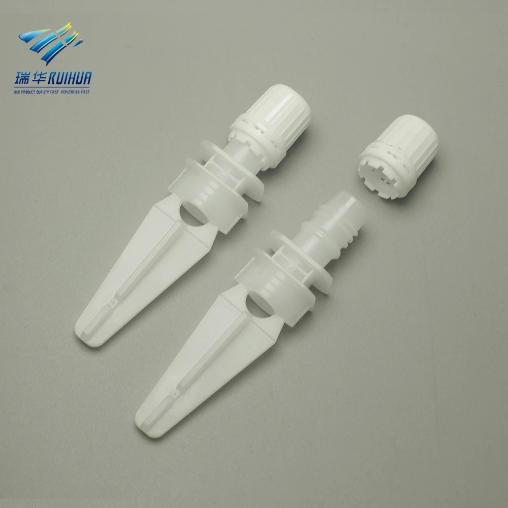8.5mm Food grade long nozzle juice doypack plastic spout cap