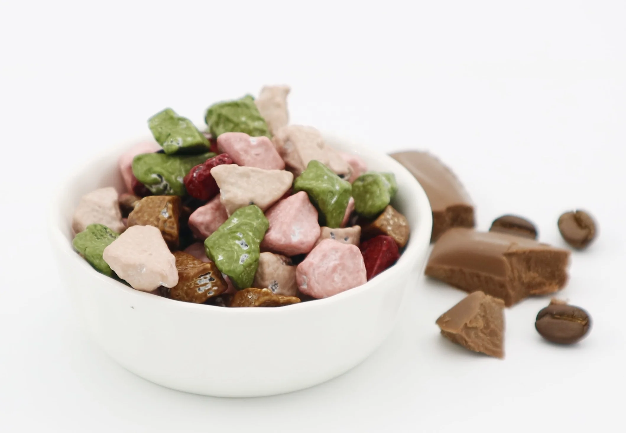 Stone chocolate candy