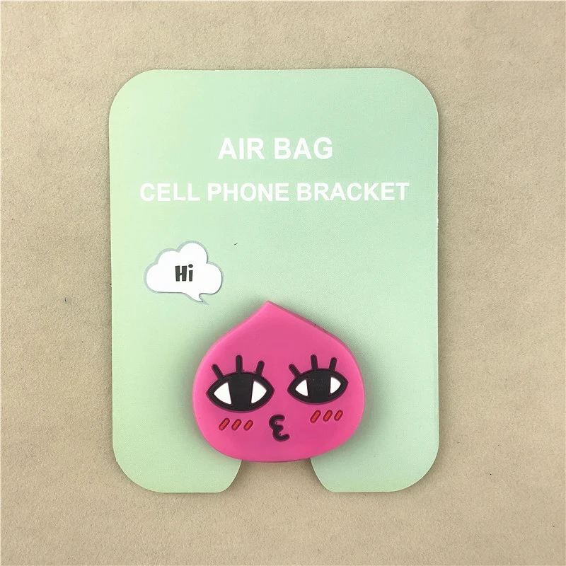 
Mobile Phone Accessories Custom Expandable Soft PVC Phone Socket Stand Holder 