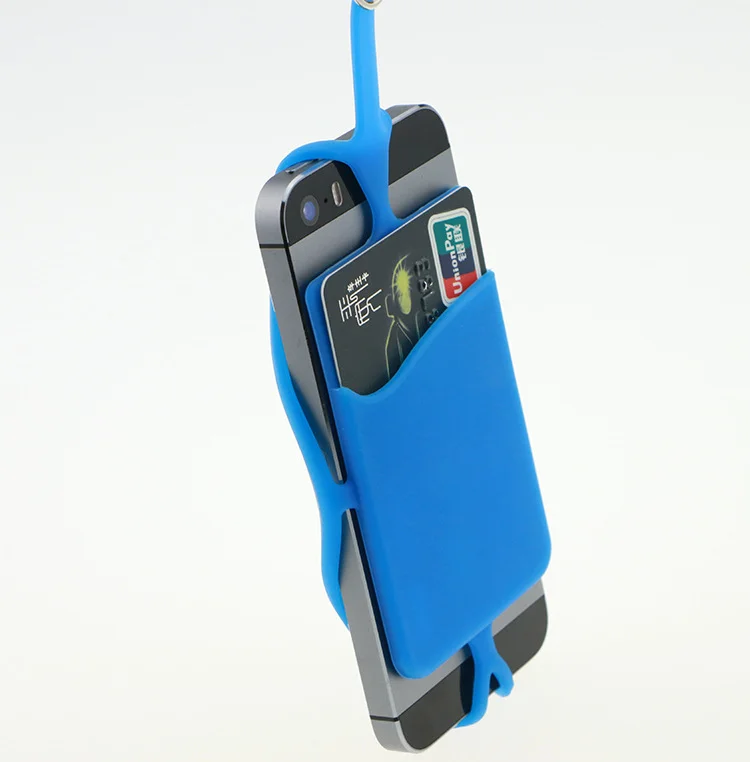 
Custom neck silicone cell phone lanyard strap case 
