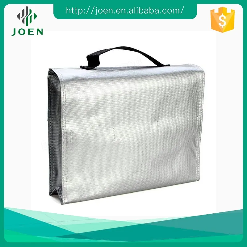 Anti Fire Bag Fireproof Pouch Fire Resistant Document Bag File Envelope Pockets  Fireproof Money Bag for Laptop Carton