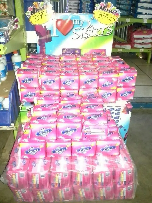 Megasoft SISTER lady sanitary napkin factory in China