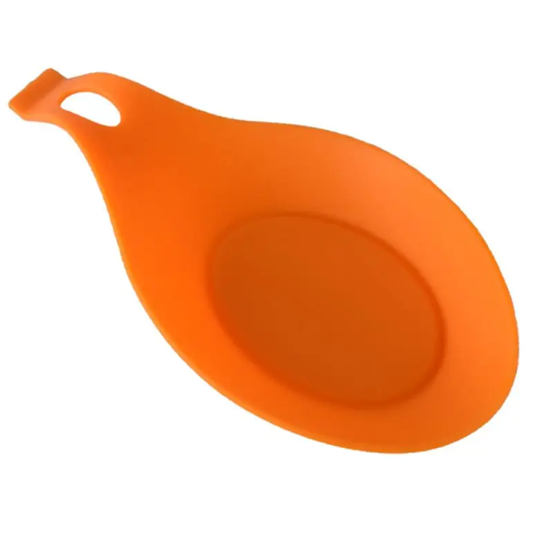 
Lixsun Food Grade Silicone Cooking Kitchen Spoon Rest Utensil Spatula Holder On Pot Cooking Tool 