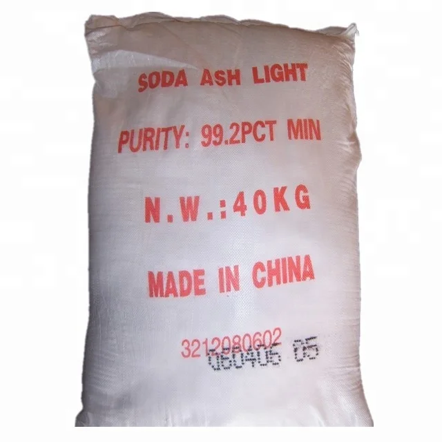 
soda ash light 99.2% 