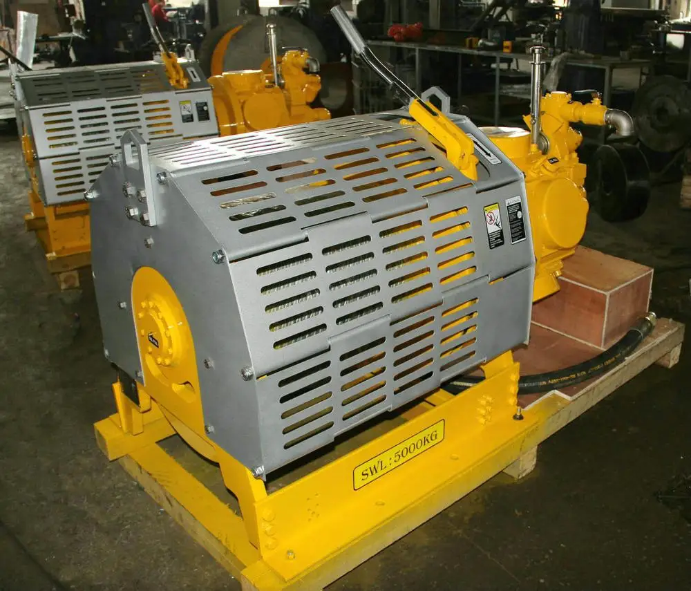 QTH50PKMBG-19-300   boat winch    5 ton pulling winch   offshore drilling air winch