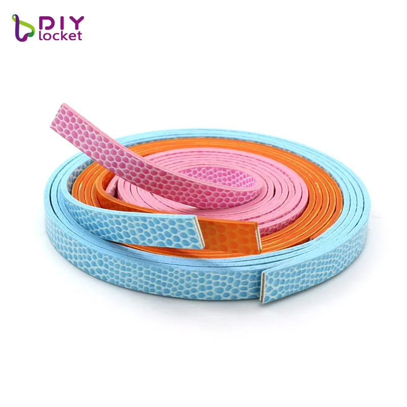 
Wholesale 1 Meter Length Snake 8mm Width Pu Leather Belt Diy Accessories Fit 8mm Slide Charms, Custom Metal Key Ring Chains 