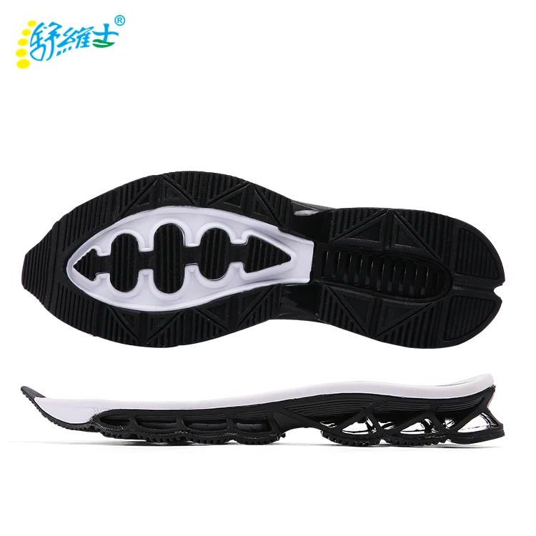 EVA Running Sneakers With Thick Soles And Rubber Sheet Shoe Sole