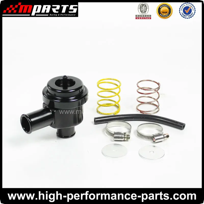 Универсальный 25 мм Двойной Порт BOV Клапан Сброса Авто Turbo Blow Off Valve BOV Черный