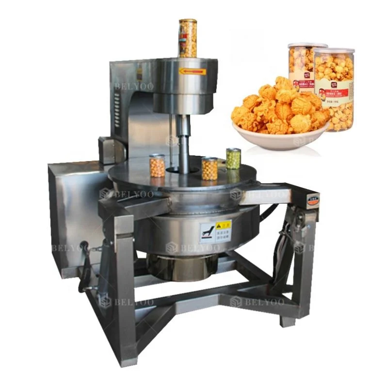 Полностью автоматическая машина для производства клубники шоколада кукурузы коммерческая переработки попкорна приготовления