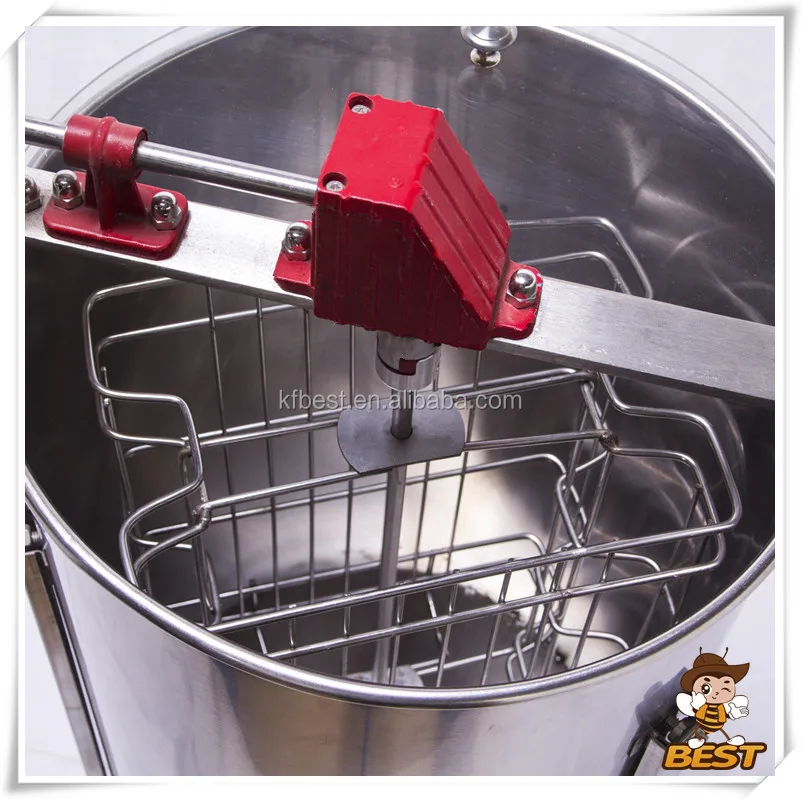 New adjustable legs 2 frames manual stainless steel honey extractor