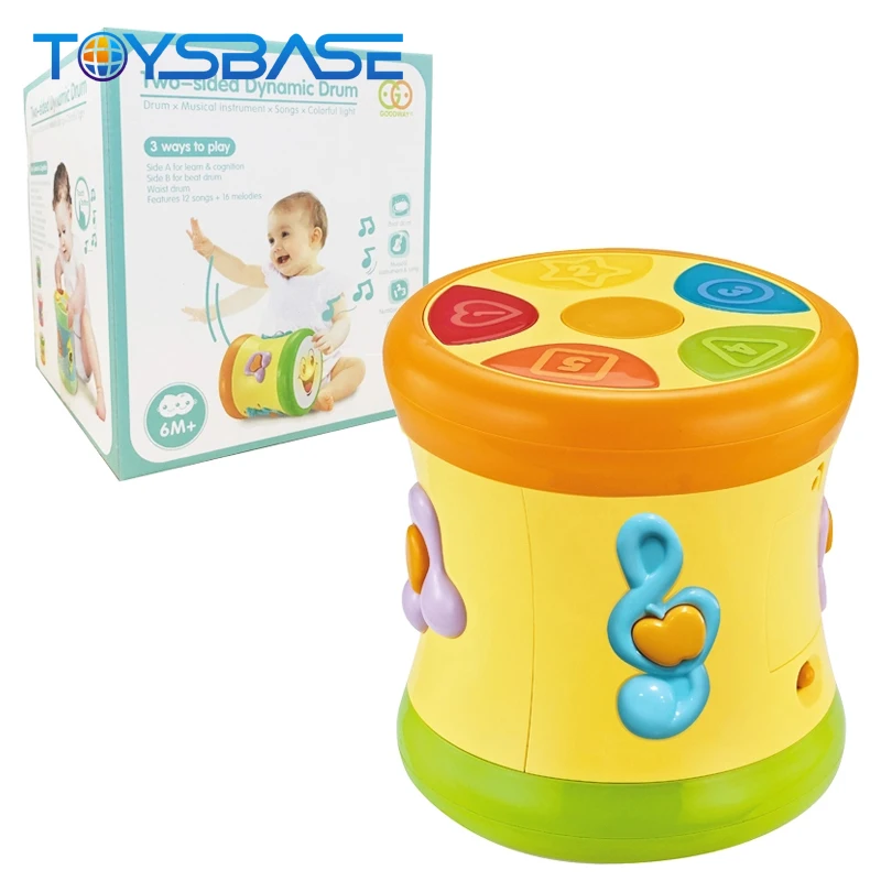 
Two-Sided Dynamic Baby Rolling Beat Toy Music Drum 