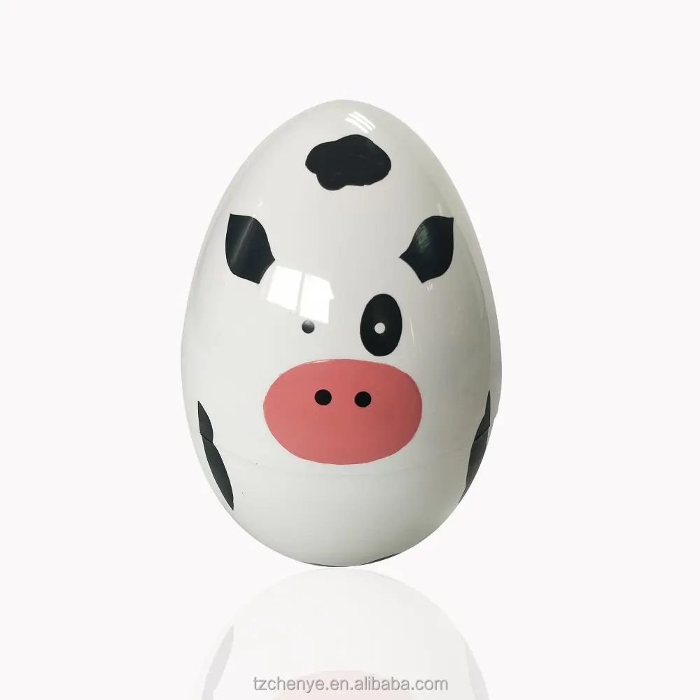 Hot selling plastic easter eggs large plastic easter eggs Paint animal eggs