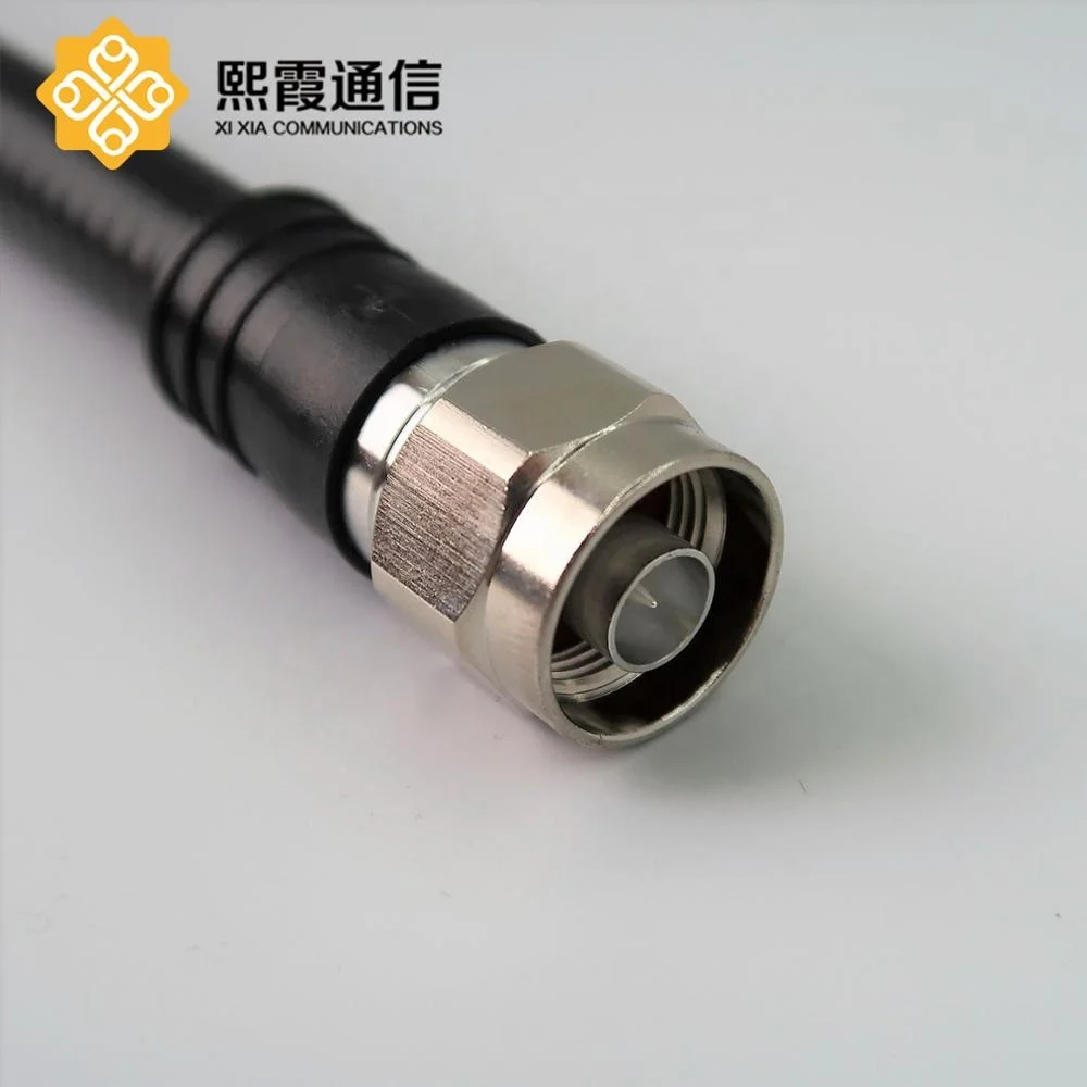 N Male to DIN Male Jumper Cable custom length for 1/2 rfJumper Cable