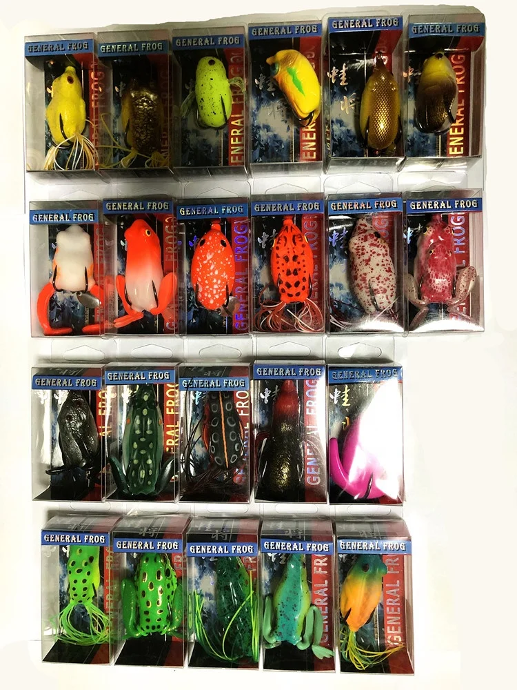 soft fishing lure frog