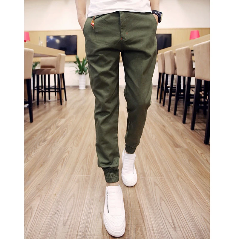 green jogger pants mens