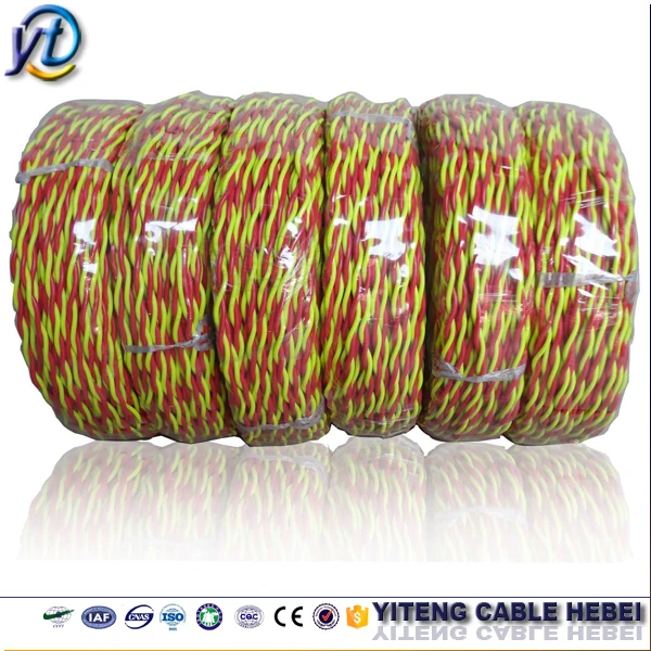 2x0.75mm2 2x1.0sqmm twisted pair cable 2x1.5mm flexible rvs cable 2x2.5mm