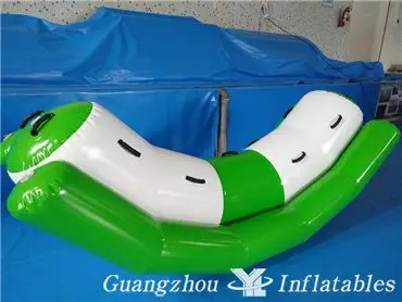 Commercial Inflatable Water Park Floating Water Seesaw/inflatable floating water seesaw for Kids for sale