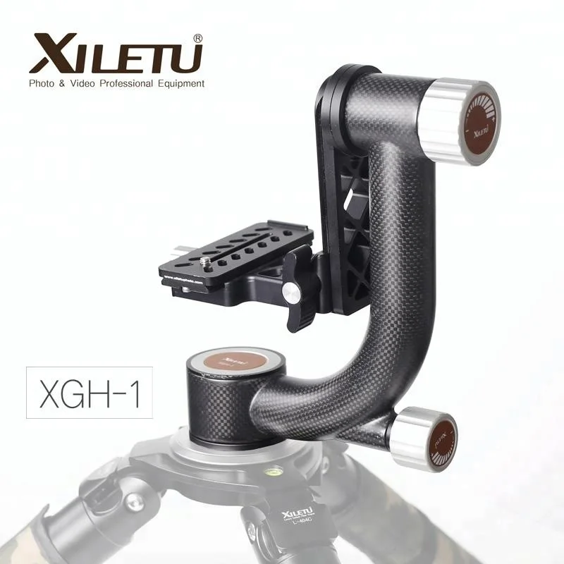 XGH-1 100% Carbon Fiber Professional Gimbal Tripod Head Video Stabilizer For DSLR Camera Tripod Telephoto Lens Telescopic