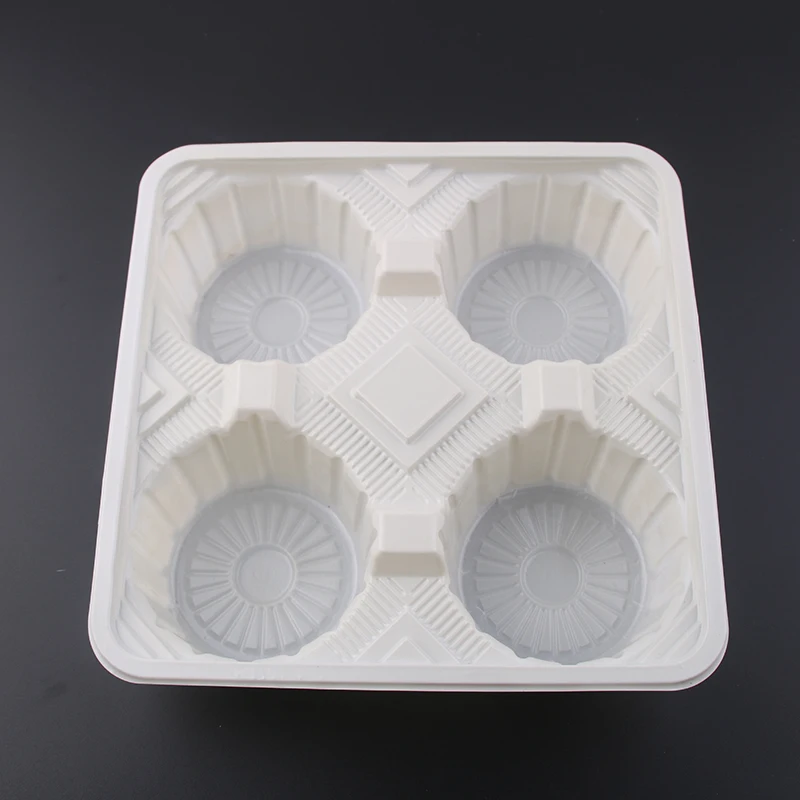 Eco-friendly Disposable 4 Cups Paper / Plastic Cup Holder paper for Take Away Drink