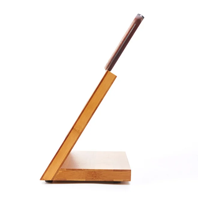 
2018 Natural bamboo Wooden magnetic knife holder 