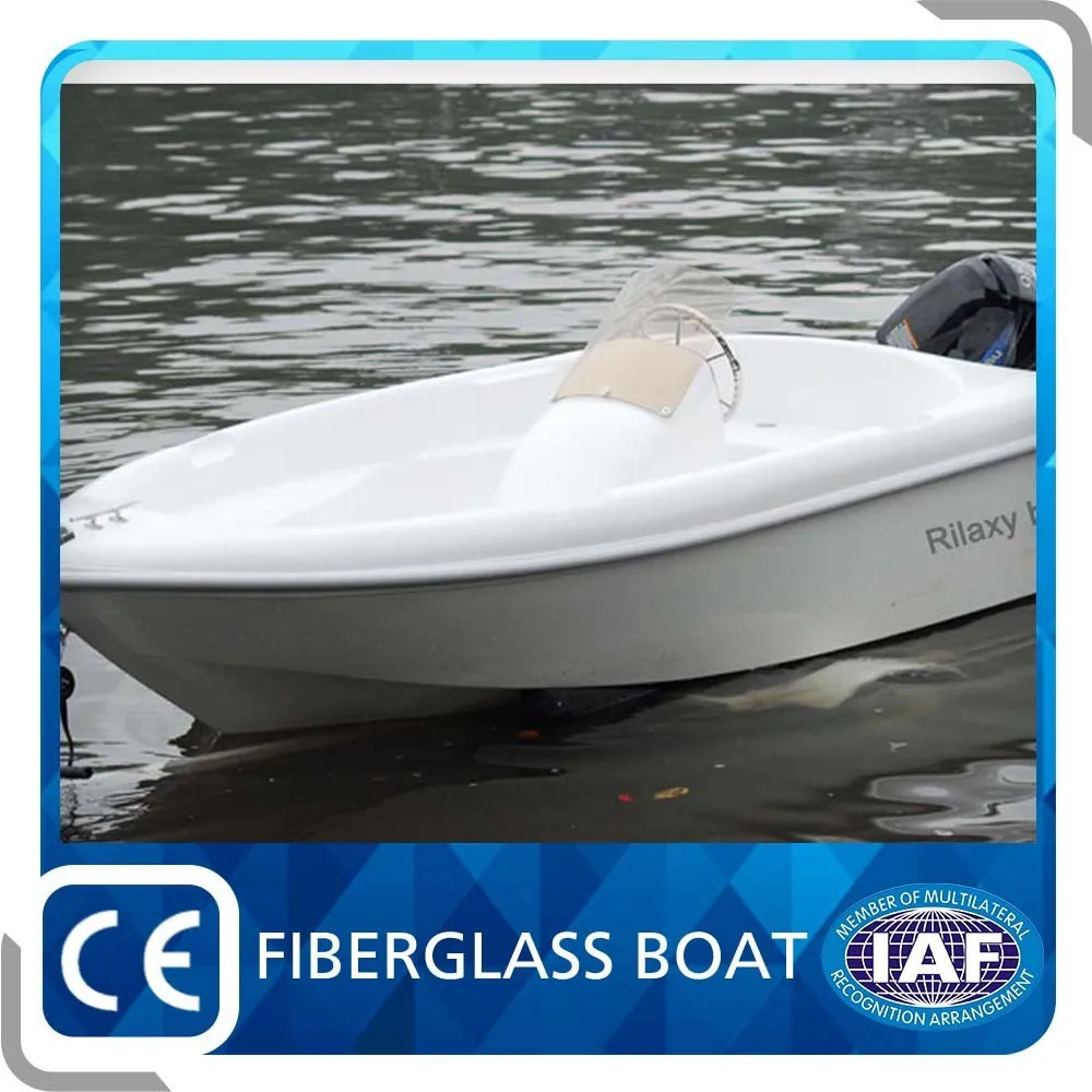 Made in China fiberglass fishing open small boat