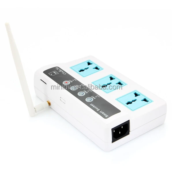 Smart switch gsm easy and low-cost to control remote appliances and Feeding the family pet via the GSM switch