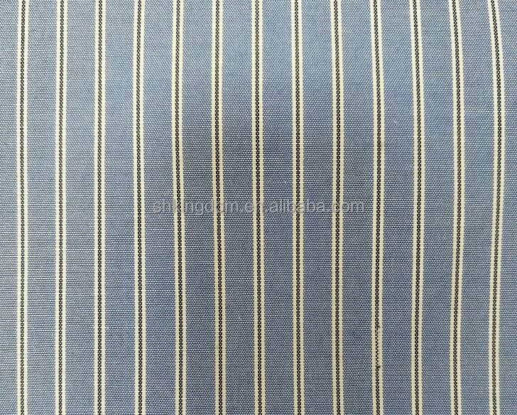 Polyester/Cotton Striped Shirting Fabric Plain Woven Yarn Dyed for Suits Garments Home Textiles Bags Caps Toys