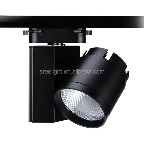 Dimmable cob led track light 4 rail spot cri90 Good Quality 30w 40w 20w COB Led Track Light