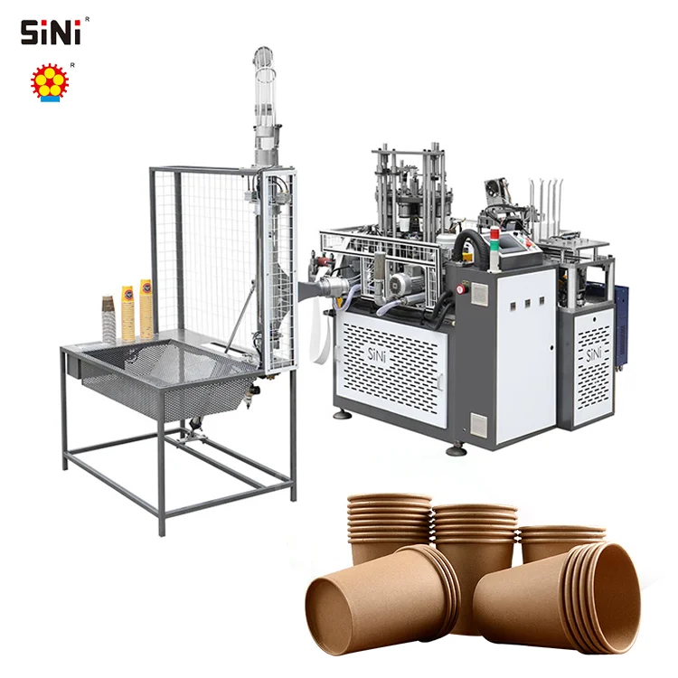 
High Quality Sini Middle Speed Disposable Automatic paper cup maker making machine 