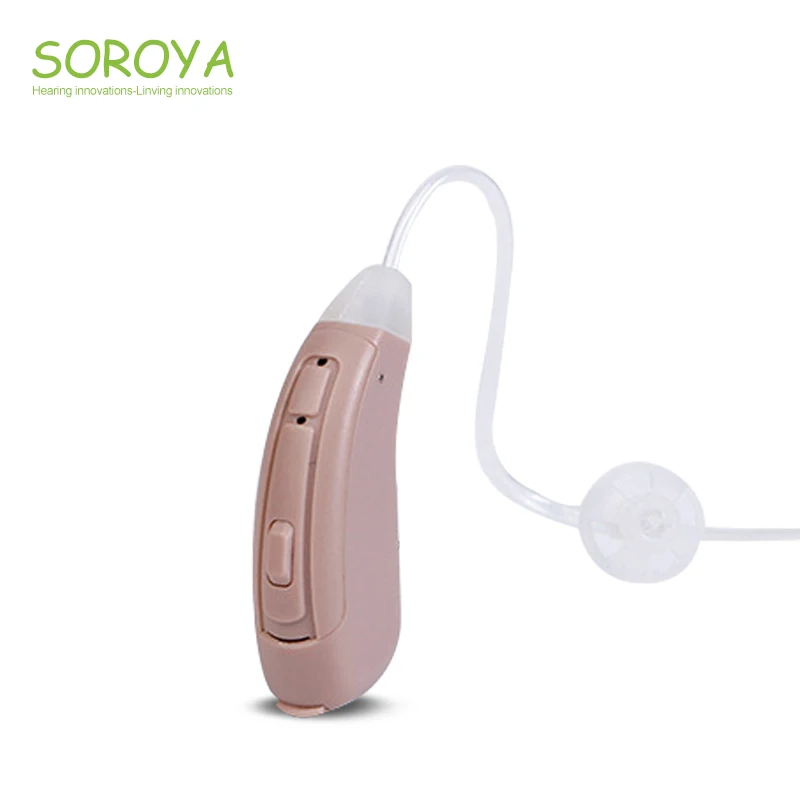 Open fit behind the ear digital hearing aid sound amplifier  hearing aid for the deafness with  app control