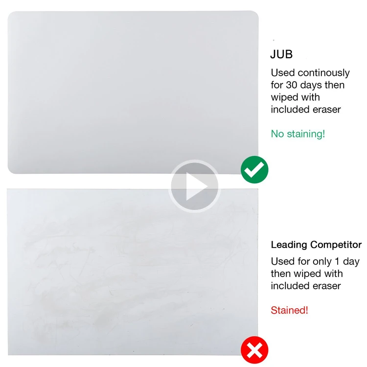 White board magnetic flexible whiteboard with dry erase