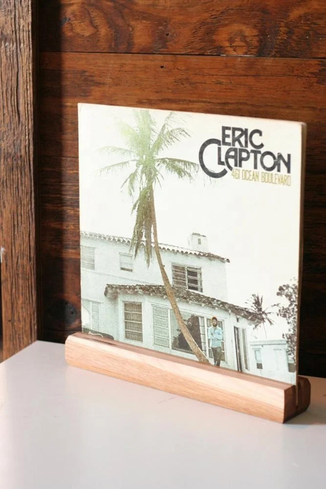 
YG Craft Vinyl record display rack/ LP record holder (Solid wood, color stain options) 