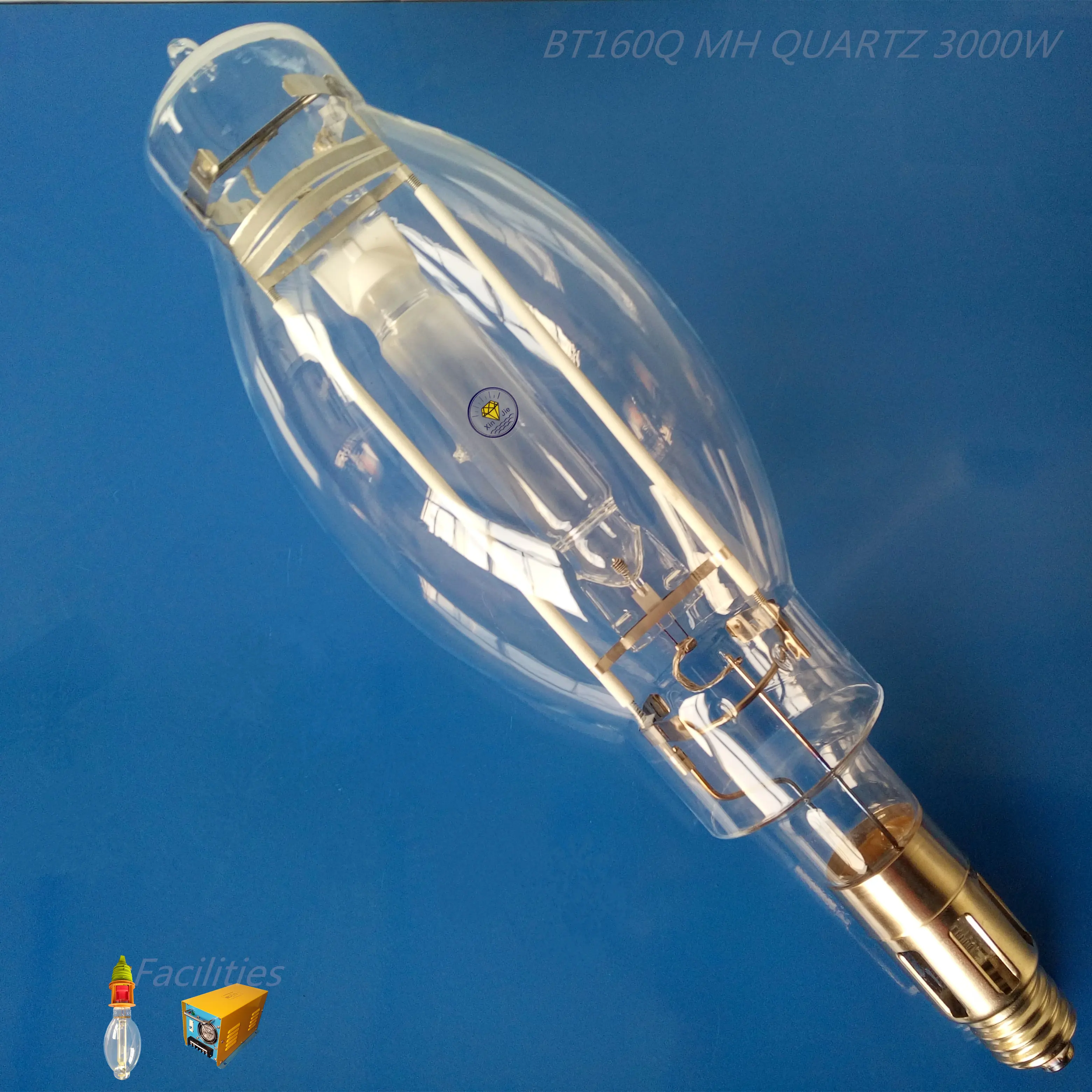 BT160 2000w led fishing light replacement quartz high quality fisherman HID lamp in ocean and sea boat