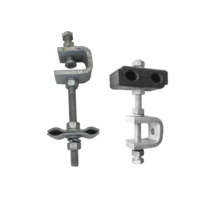 OPGW tower fiber optic cable down lead clamp