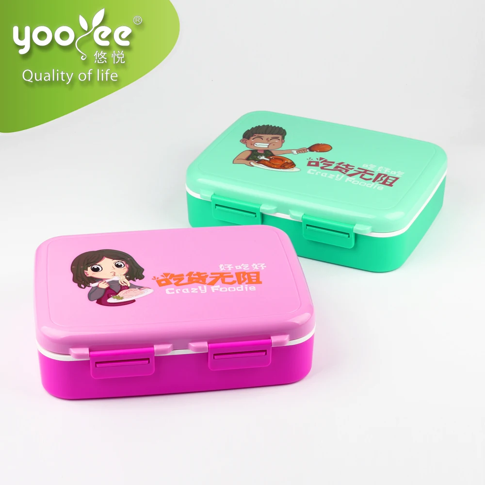 Tiffin Carrier Thermal Lunch Storage Box Storage Boxes & Bins Plastic Rectangle 6 Compartments Modern Multifunction Promise