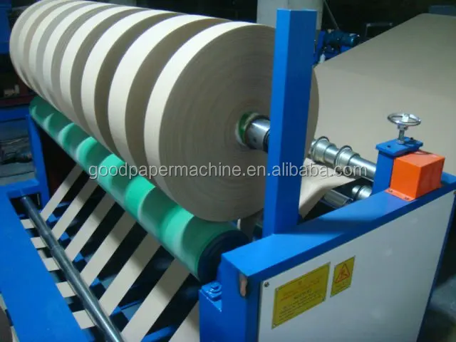 Automatic kraft tissue roll slitting craft paper core winding machine